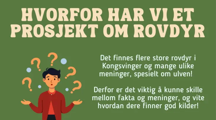 Hvorfor har vi et prosjekt om rovdyr?